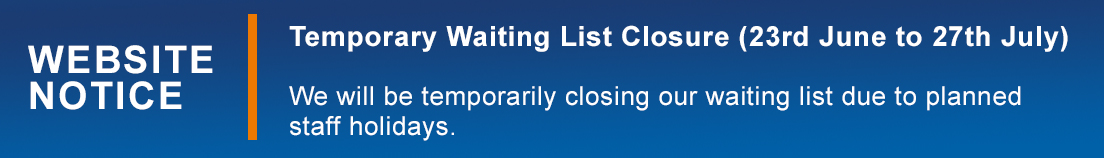 Temporary Waiting List Closure